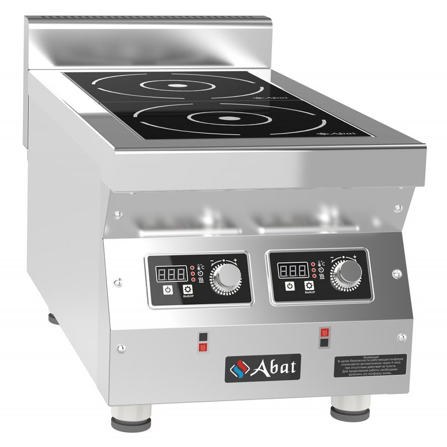 Плита индукционная Abat КИП-27Н-5,0, настол., 2-х конфороч.