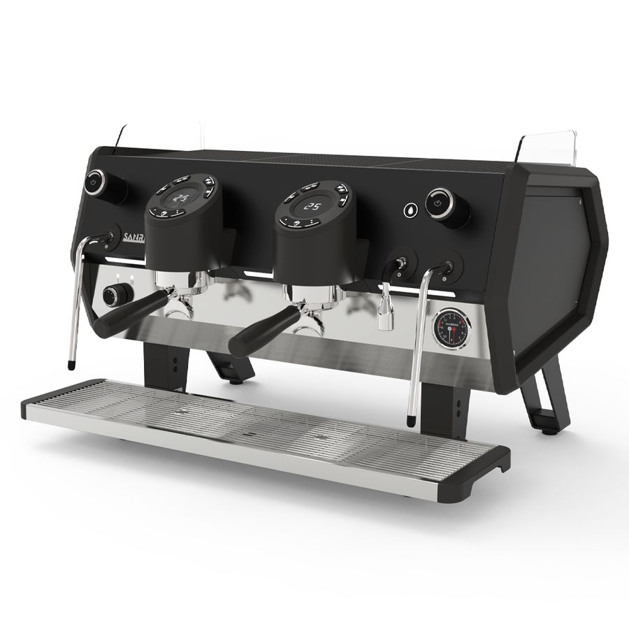 Кофемашина Sanremo D8 2 высокие гр, Подсветка групп+Cold Touch + AUTOSTEAMER, черная