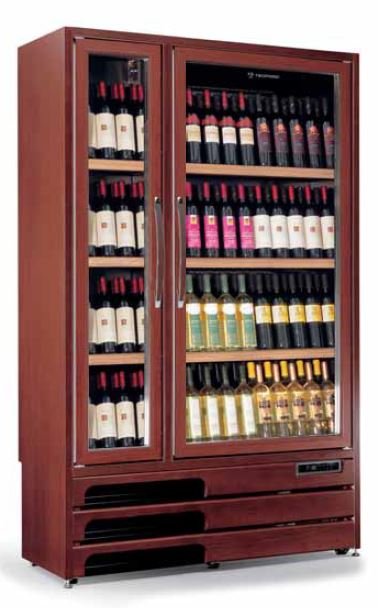 ШКАФ ВИННЫЙ ДЕРЕВ.TECFRIGO ENOPRESTIGE 600 5TV ТЕМН.ОРЕХ