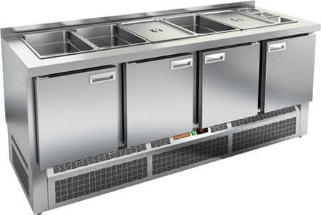 СТОЛ ДЛЯ САЛАТОВ HICOLD SLE3-1111GN Б/КРЫШКИ — 2