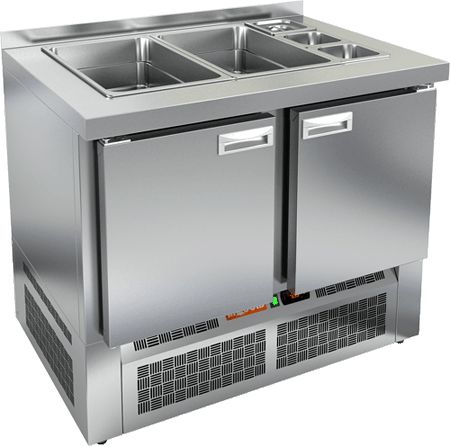 СТОЛ ДЛЯ САЛАТОВ HICOLD SLE3-11GN Б/КРЫШКИ — 2