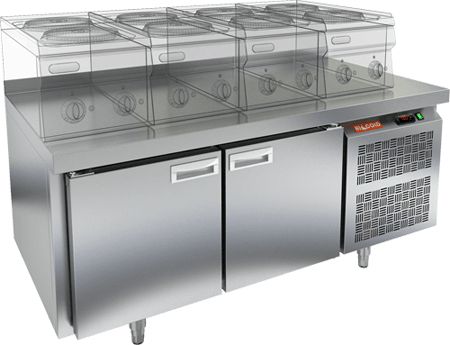 СТОЛ С ОХЛАЖД.ШКАФОМ HICOLD SN11/TN LT — 2