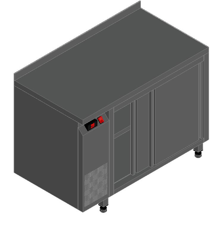 СТОЛ С ТЕПЛОВЫМ ШКАФОМ HICOLD TS 11 SN — 1