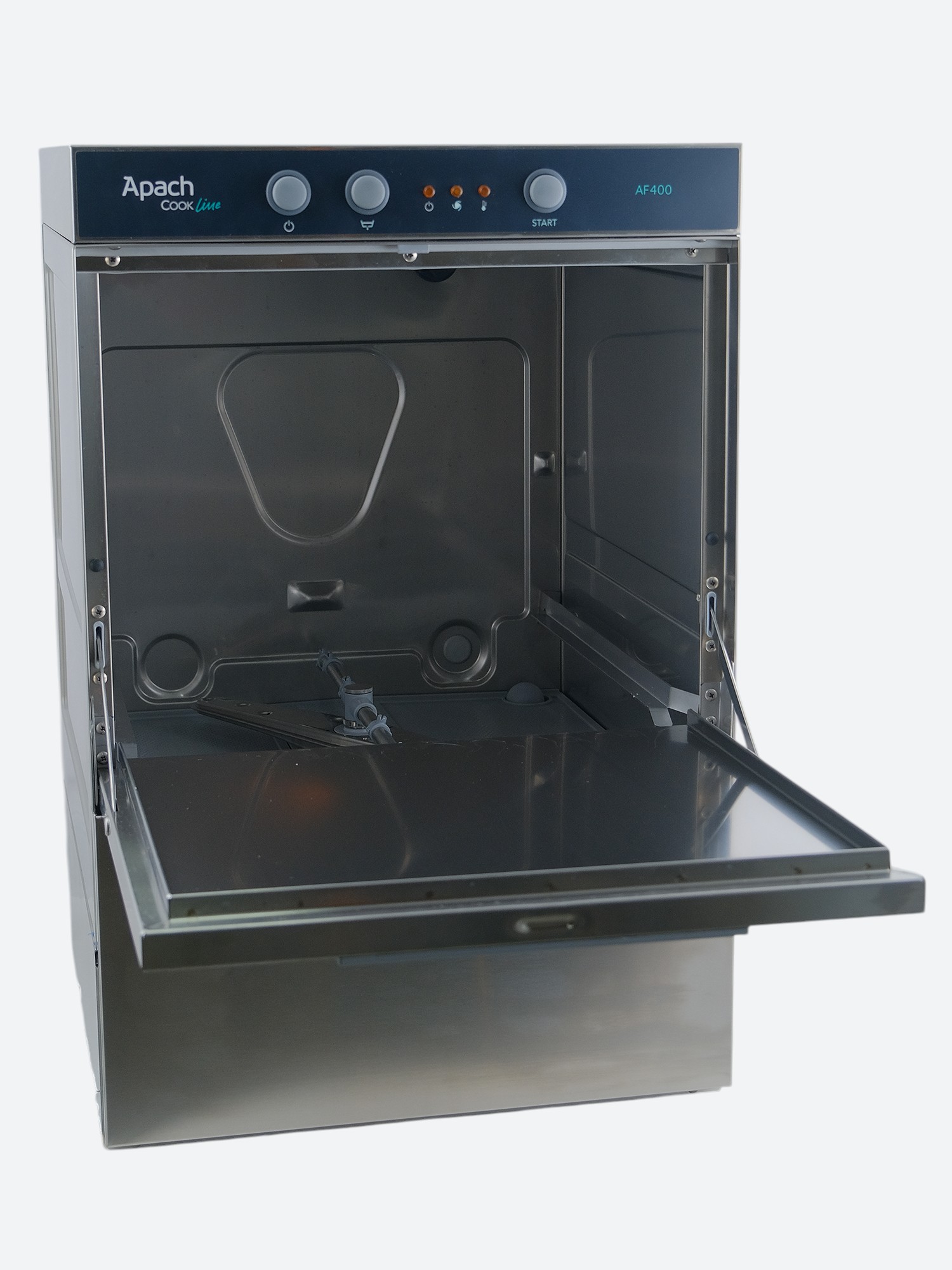 МАШИНА СТАКАНОМОЕЧНАЯ APACH AF400 ФРОНТАЛЬНАЯ — 4
