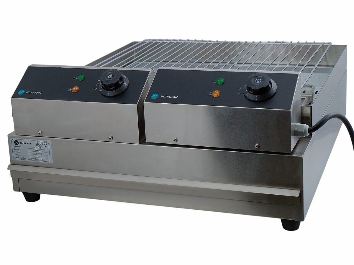 ГРИЛЬ ЛАВОВЫЙ HURAKAN HKN-140D