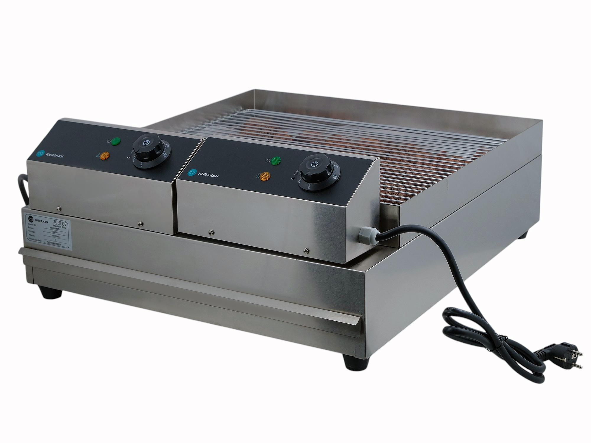 ГРИЛЬ ЛАВОВЫЙ HURAKAN HKN-140D — 4