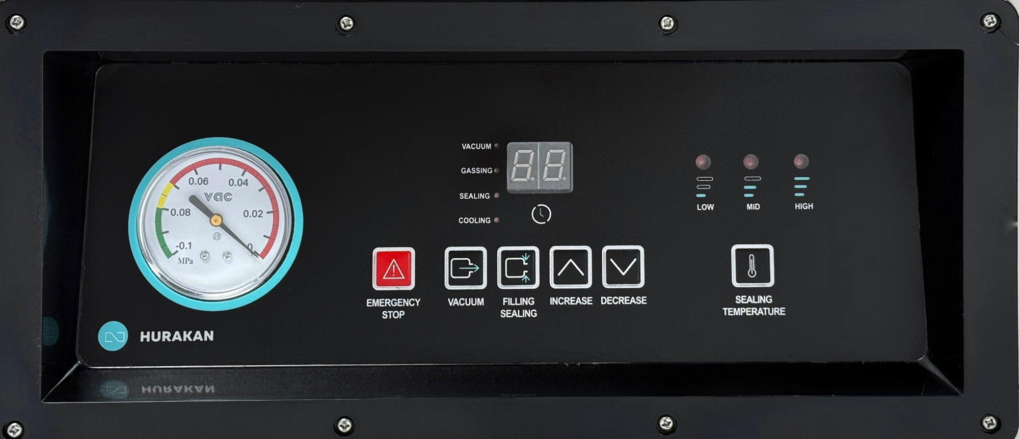 УПАКОВЩИК ВАКУУМНЫЙ HURAKAN HKN-VAC400F2 — 6