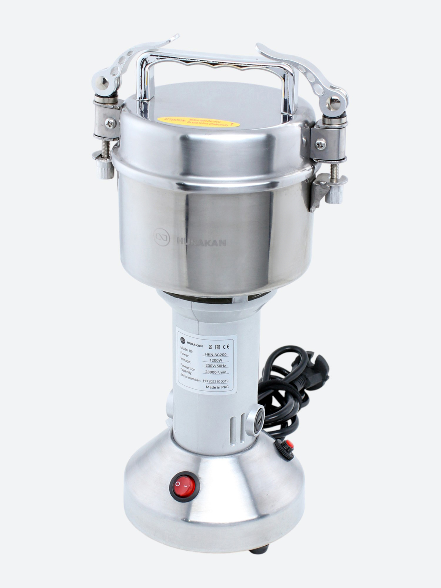 ИЗМЕЛЬЧИТЕЛЬ Д/СПЕЦИЙ HURAKAN HKN-SG200 — 2