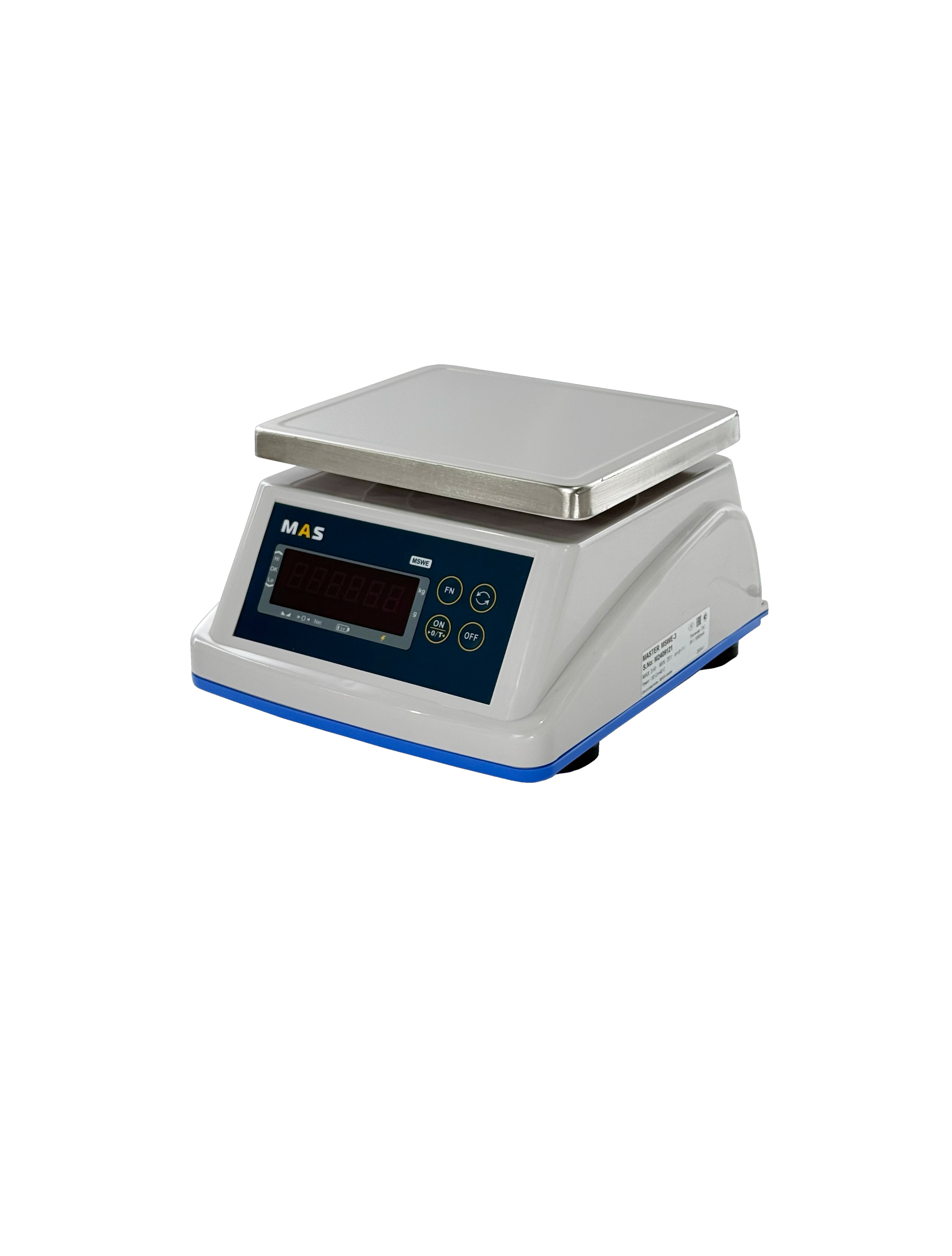 ВЕСЫ ЭЛЕКТРОННЫЕ ПОРЦИОННЫЕ ВЛАГОСТОЙКИЕ MAS MSWE-03 — 2