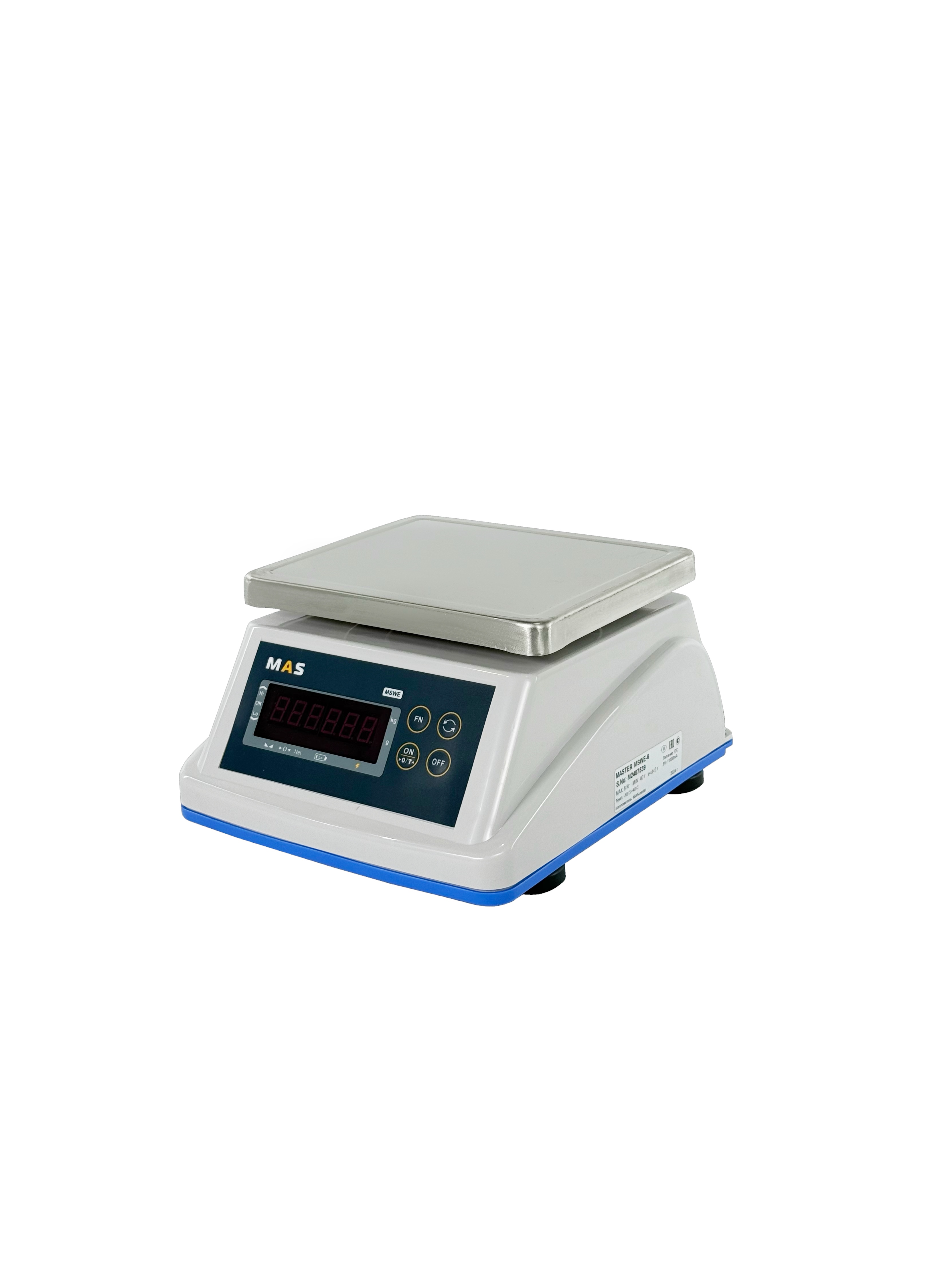 ВЕСЫ ЭЛЕКТРОННЫЕ ПОРЦИОННЫЕ ВЛАГОСТОЙКИЕ MAS MSWE-06 — 2