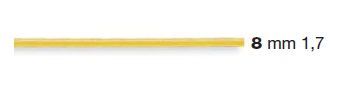 ФОРМА LA MONFERRINA ДЛЯ DOLLY / P.NUOVA SPAGHETTI 1,7 MM 8 БРОНЗА