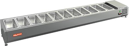 ВИТРИНА VRTO 2360 Д/СТОЛА HICOLD PZ4