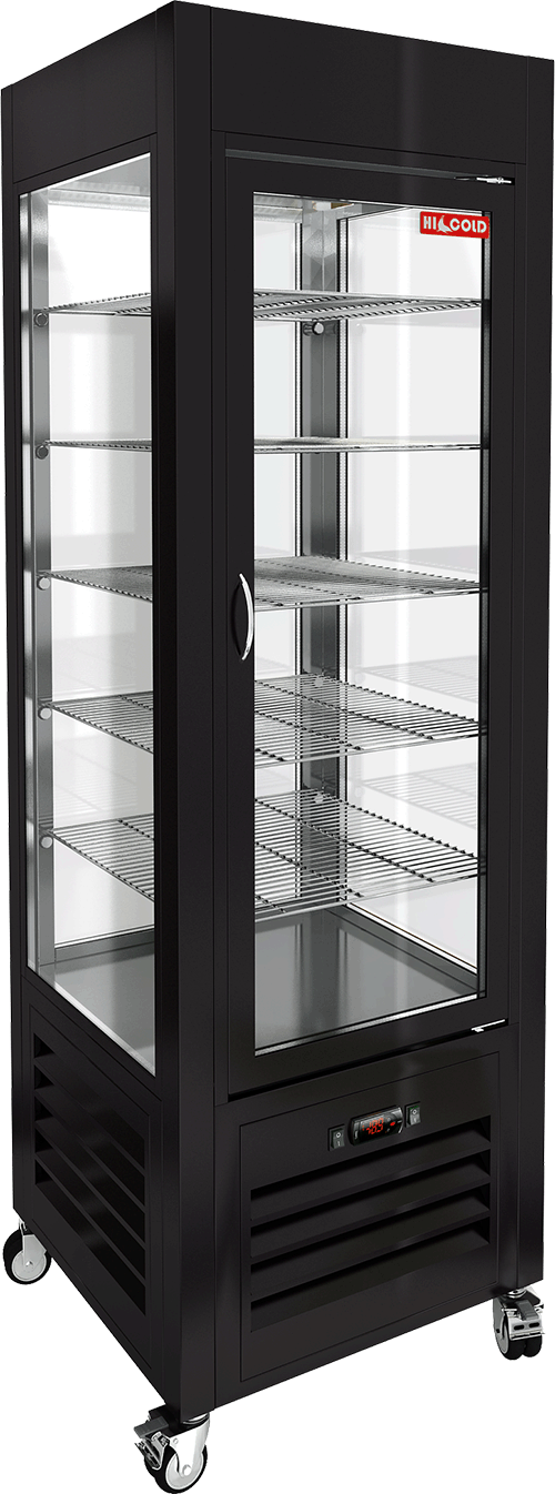 ВИТРИНА КОНДИТ/ВЕРТИКАЛЬНАЯ HICOLD VRC 350 BLACK — 1