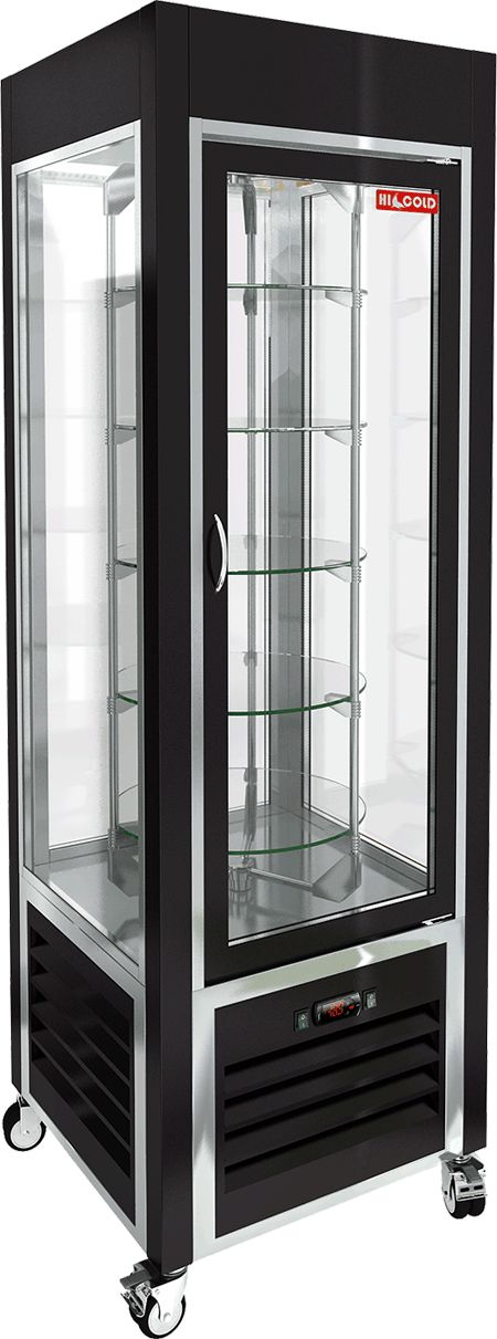 ВИТРИНА КОНДИТ/ВЕРТИКАЛЬНАЯ HICOLD VRC 350 R BLACK FR