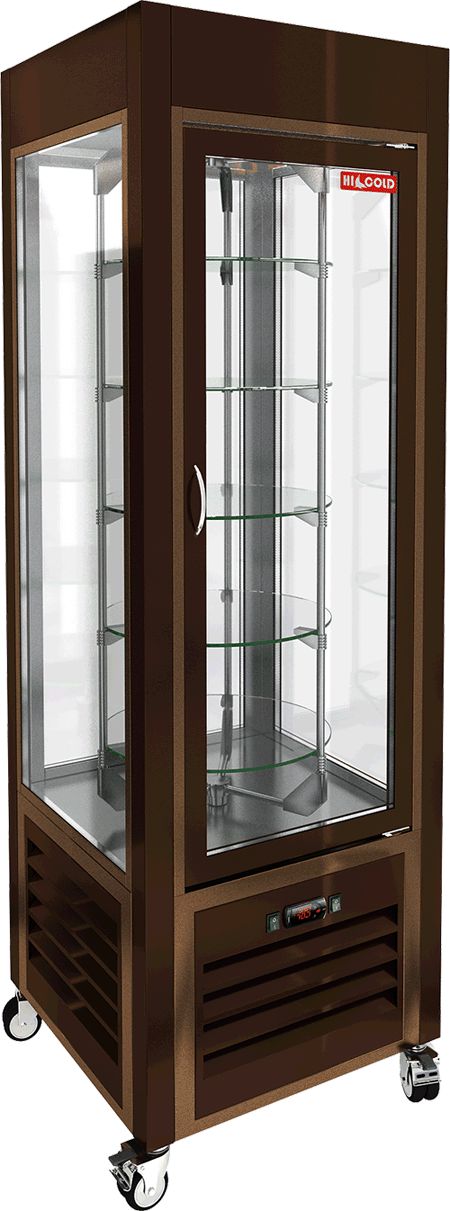 ВИТРИНА КОНДИТ/ВЕРТИКАЛЬНАЯ HICOLD VRC 350 R BROWN FR