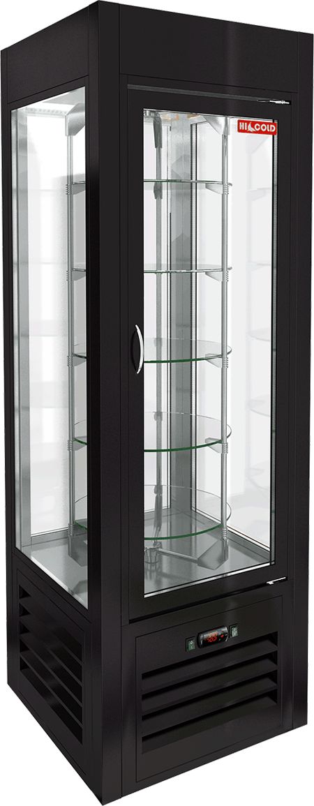 ВИТРИНА КОНДИТ/ВЕРТИКАЛЬНАЯ HICOLD VRC 350 R Sh BLACK