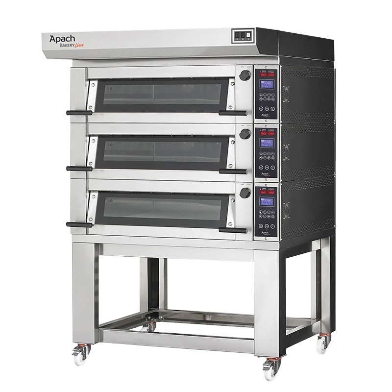 ПЕЧЬ ПОДОВАЯ С ПОДСТАВКОЙ БЕЗ НАПРАВЛЯЮЩИХ APACH BAKERY LINE E2LK2L EMP