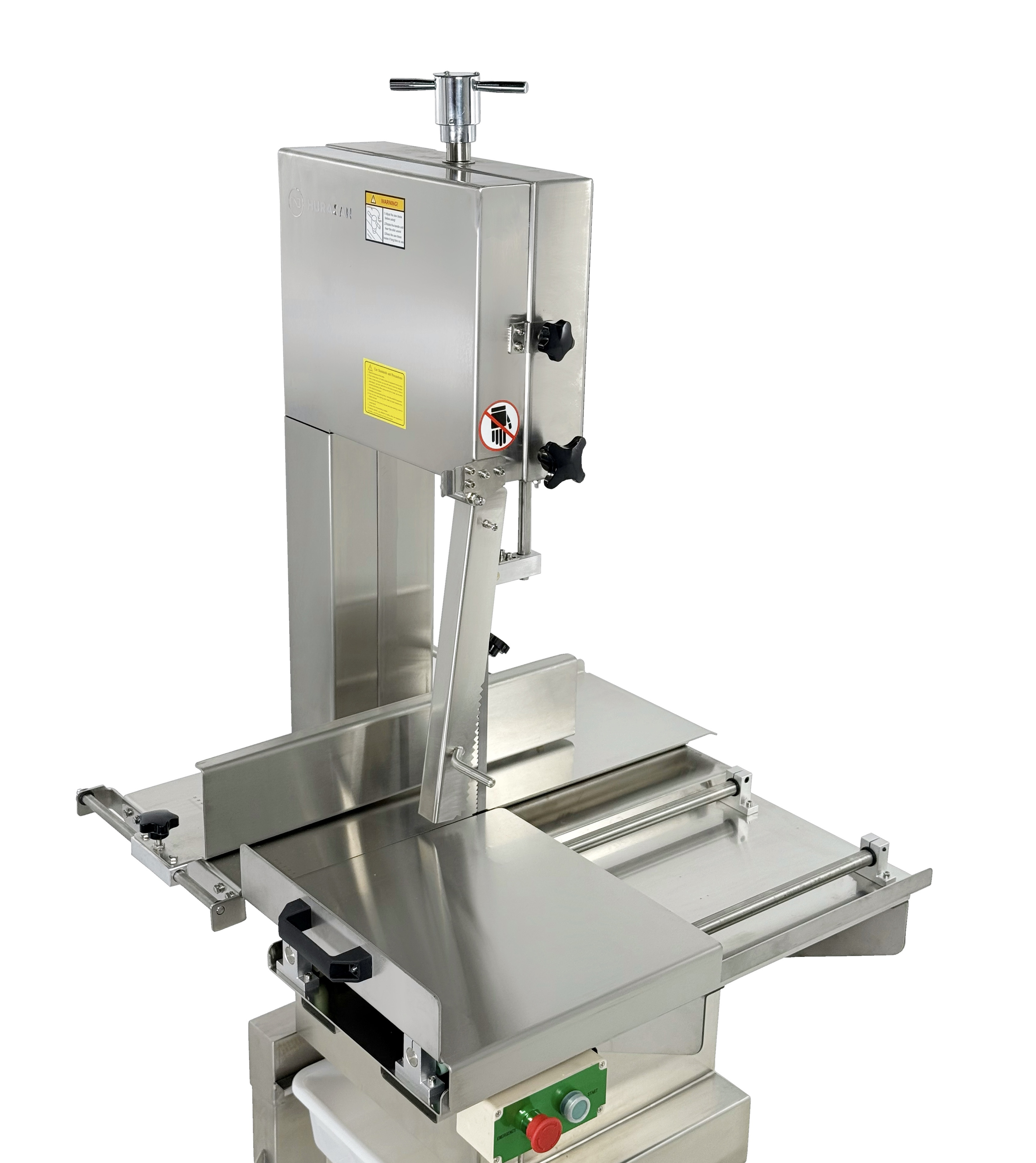 ПИЛА ДЛЯ РЕЗКИ МЯСА HURAKAN HKN-SE/2580 INOX ПОДВ. СТОЛ — 3