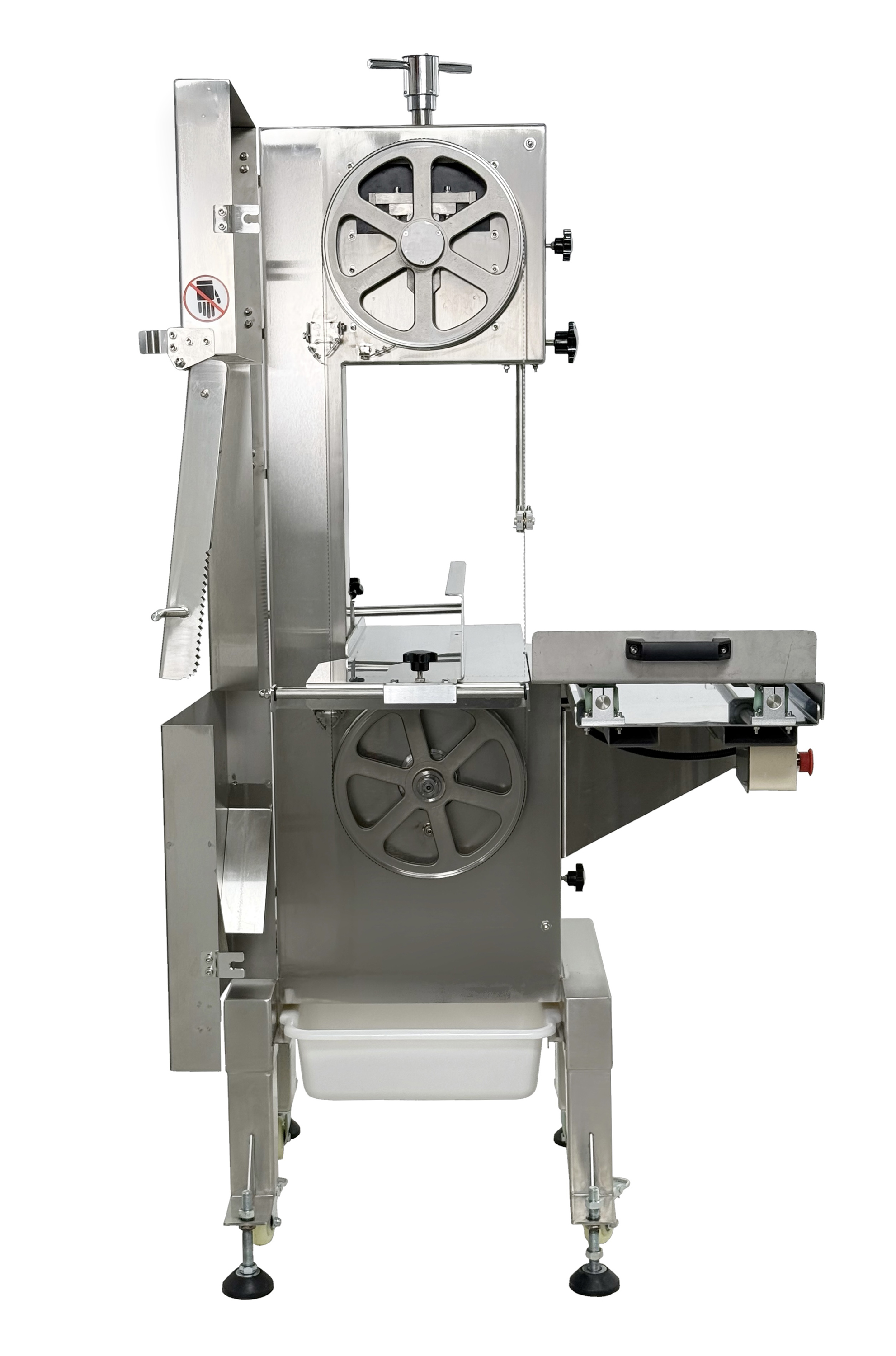 ПИЛА ДЛЯ РЕЗКИ МЯСА HURAKAN HKN-SE/2580 INOX ПОДВ. СТОЛ — 4