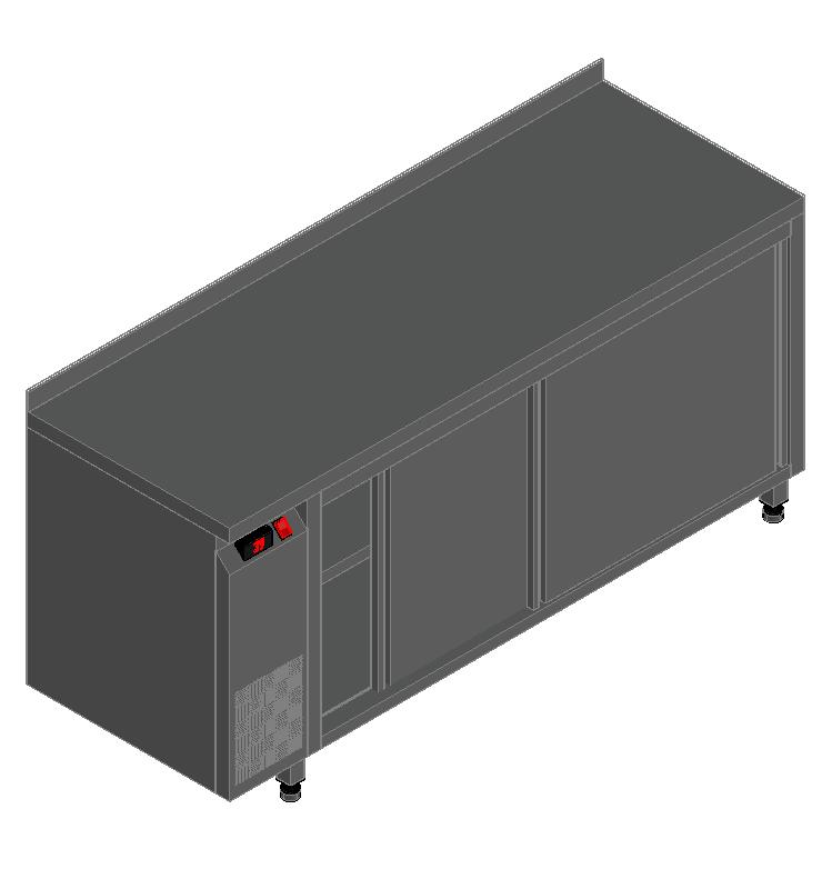 СТОЛ С ТЕПЛОВЫМ ШКАФОМ HICOLD TS 17 SN — 1