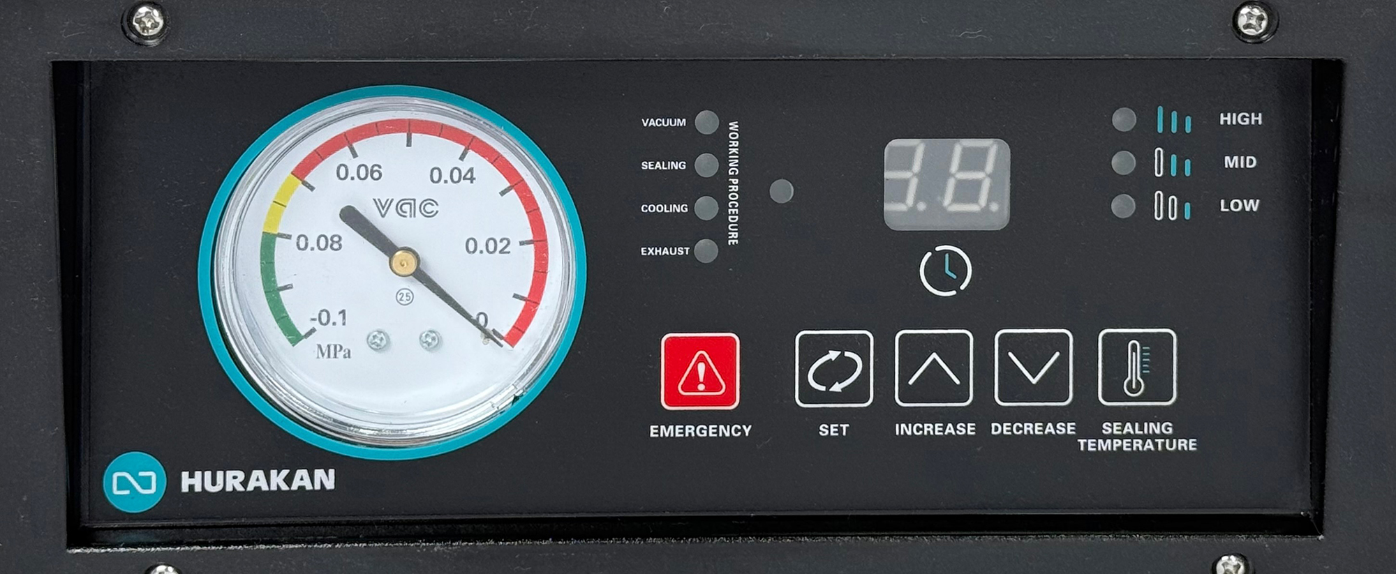 УПАКОВЩИК ВАКУУМНЫЙ HURAKAN HKN-VAC350M — 3
