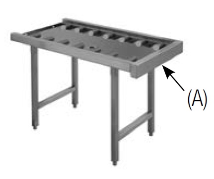 СТОЛ ПРЯМОЙ 1600 ММ APACH CHEF LINE L717067 A