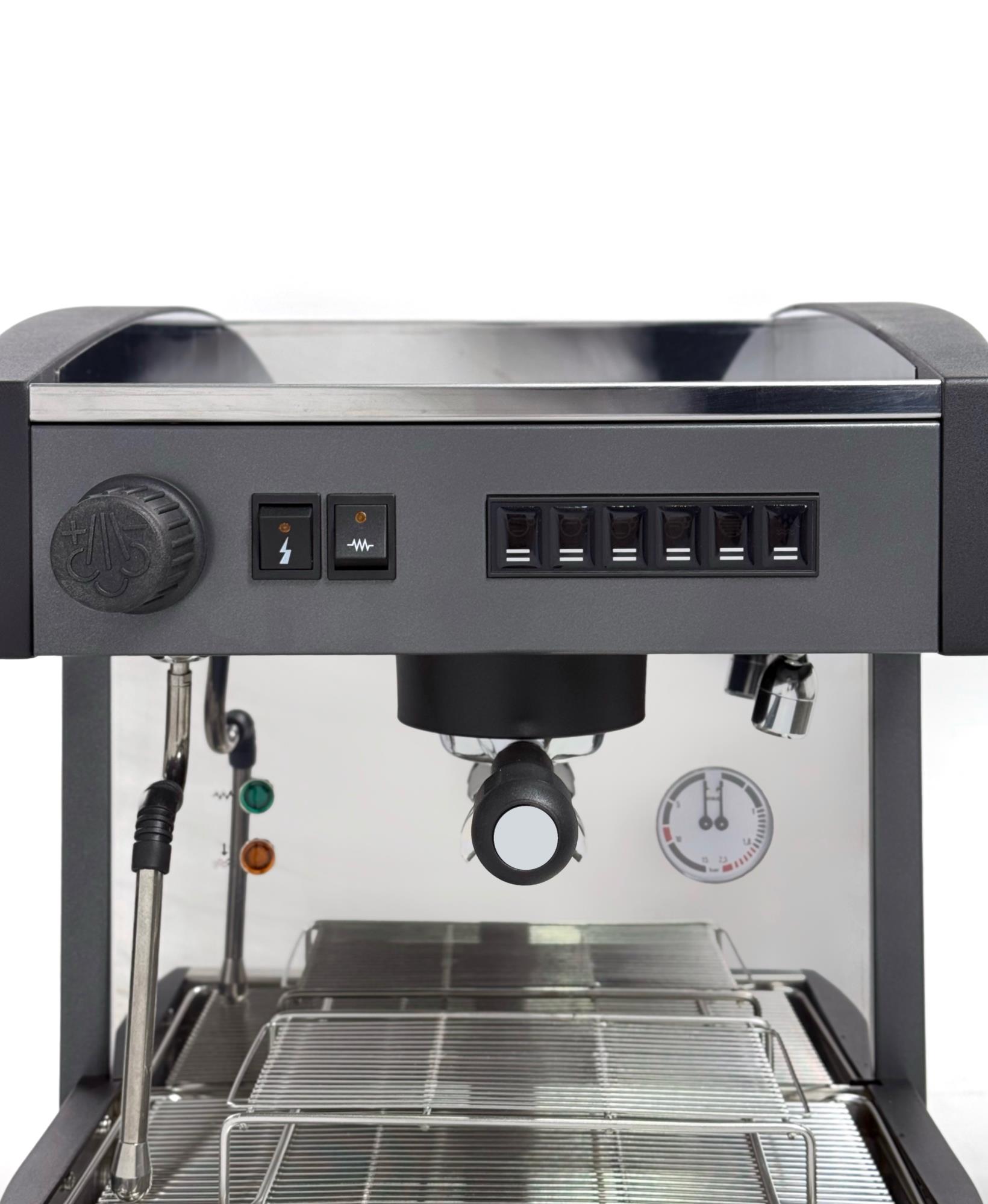КОФЕМАШИНА АВТОМАТ ROBUSTEZZA ST1E/ ЧЕРНАЯ+ВЫСОКАЯ ГРУППА 1Ф — 1