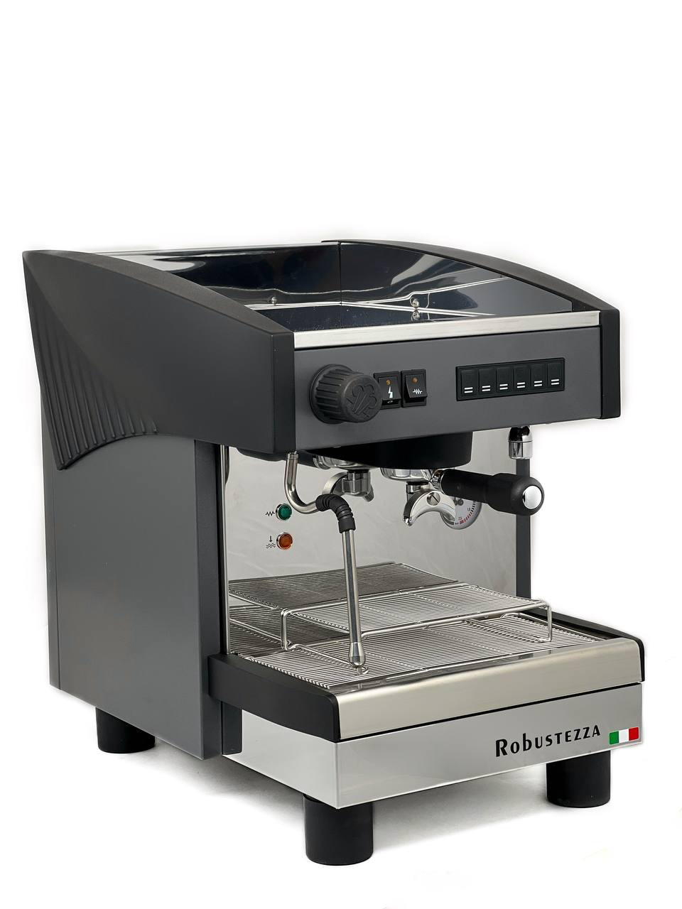 КОФЕМАШИНА АВТОМАТ ROBUSTEZZA ST1E/ ЧЕРНАЯ+ВЫСОКАЯ ГРУППА 1Ф — 10