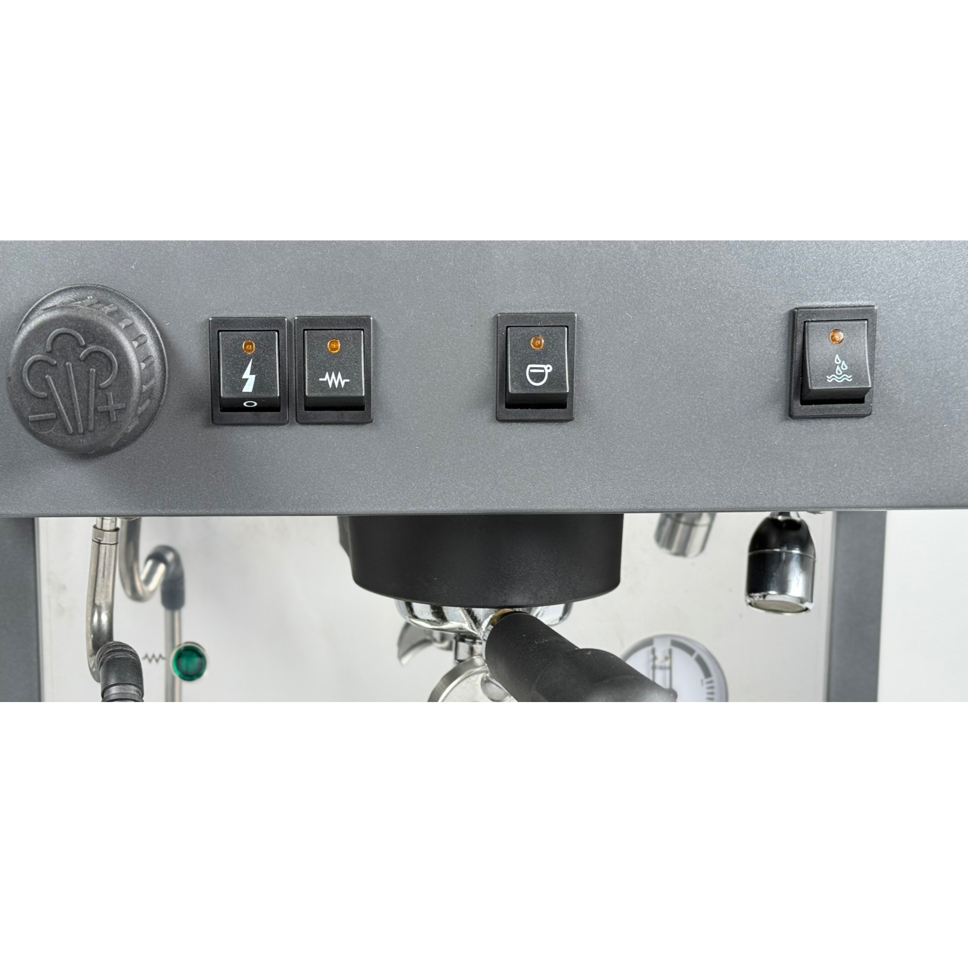 КОФЕМАШИНА ПОЛУАВТОМАТ ROBUSTEZZA ST1M/ ЧЕРНАЯ+ВЫСОКАЯ ГРУППА 1Ф — 13