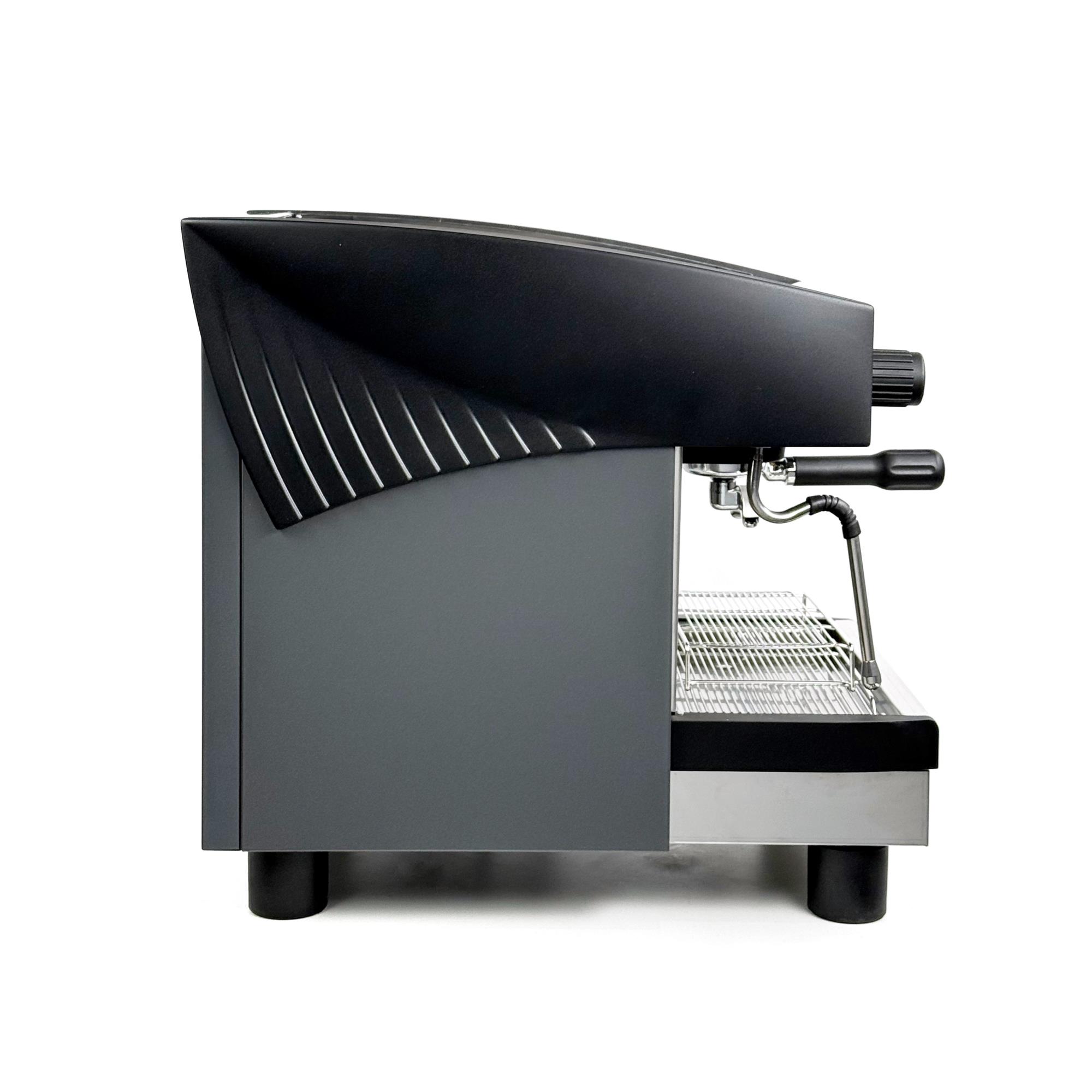 КОФЕМАШИНА ПОЛУАВТОМАТ ROBUSTEZZA ST1M/ ЧЕРНАЯ+ВЫСОКАЯ ГРУППА 1Ф — 2