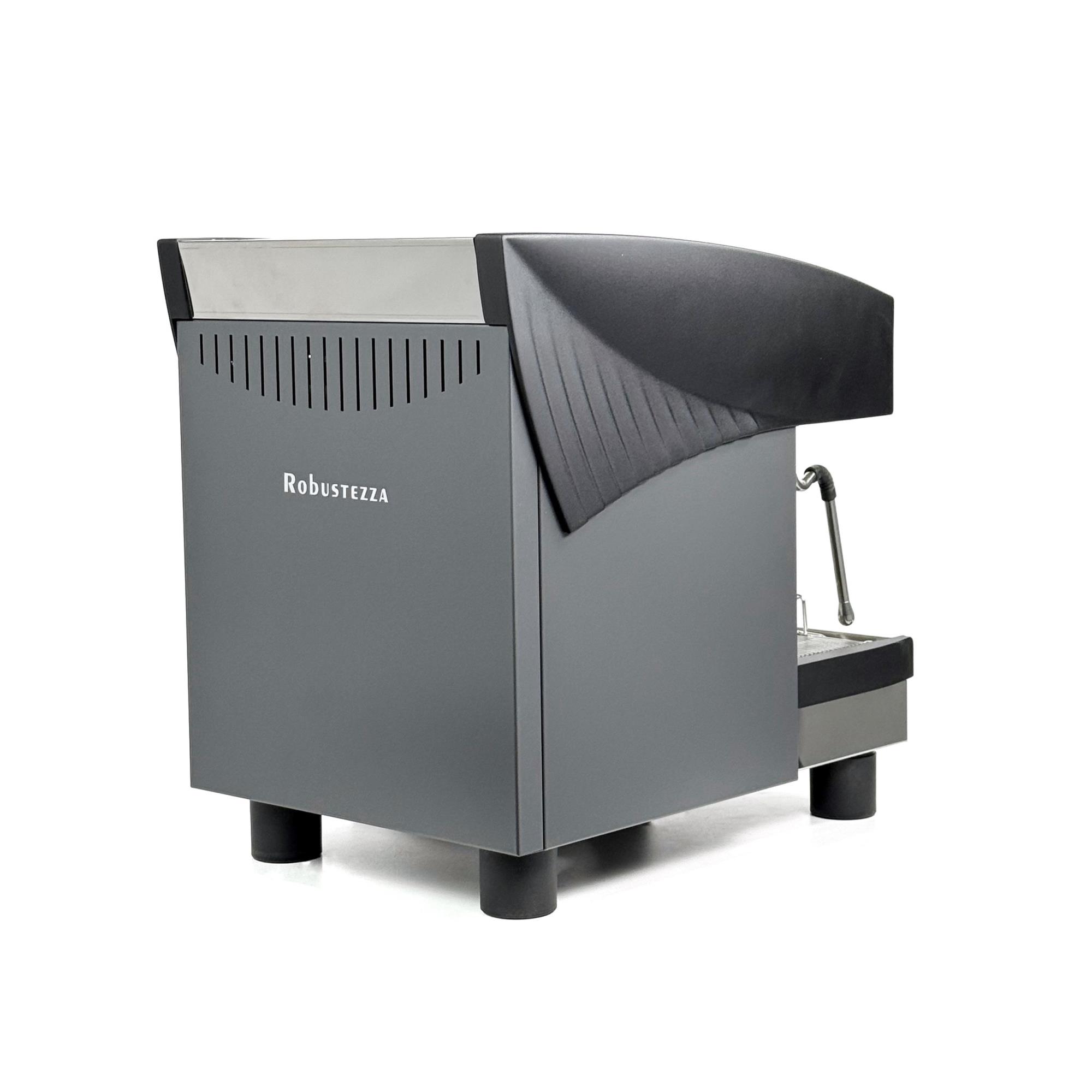КОФЕМАШИНА ПОЛУАВТОМАТ ROBUSTEZZA ST1M/ ЧЕРНАЯ+ВЫСОКАЯ ГРУППА 1Ф — 3