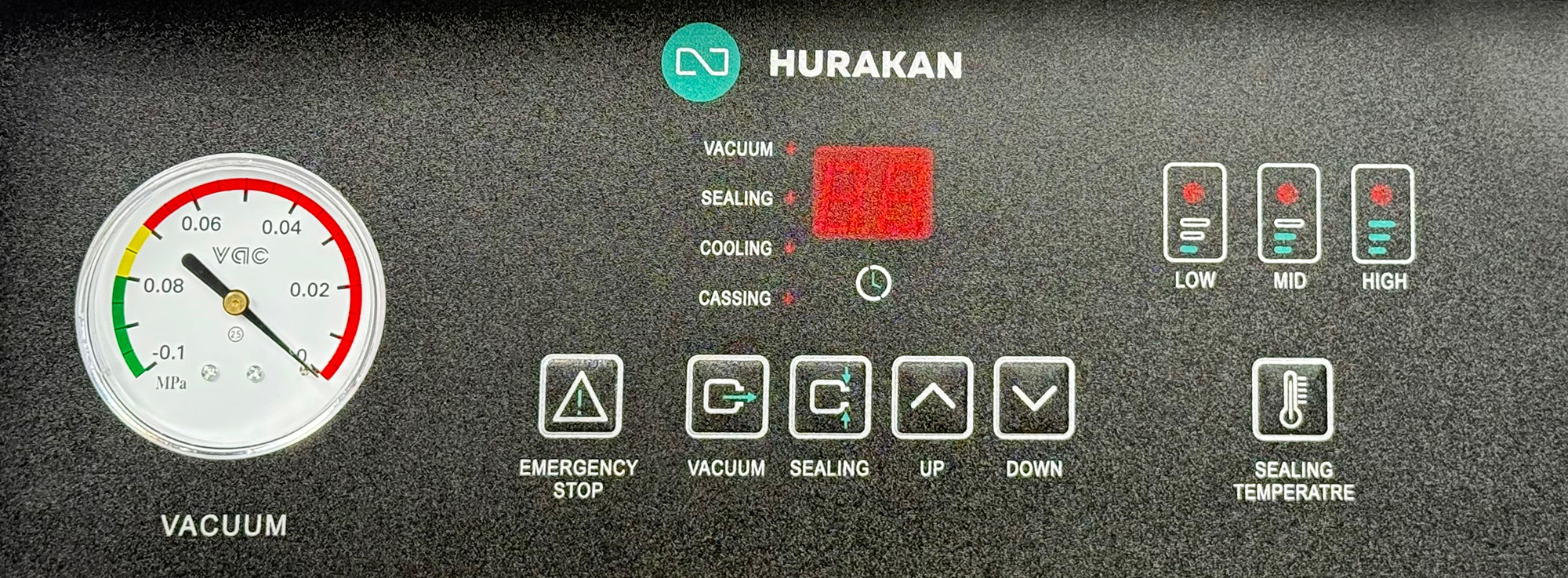 УПАКОВЩИК ВАКУУМНЫЙ HURAKAN HKN-VAC400E — 6