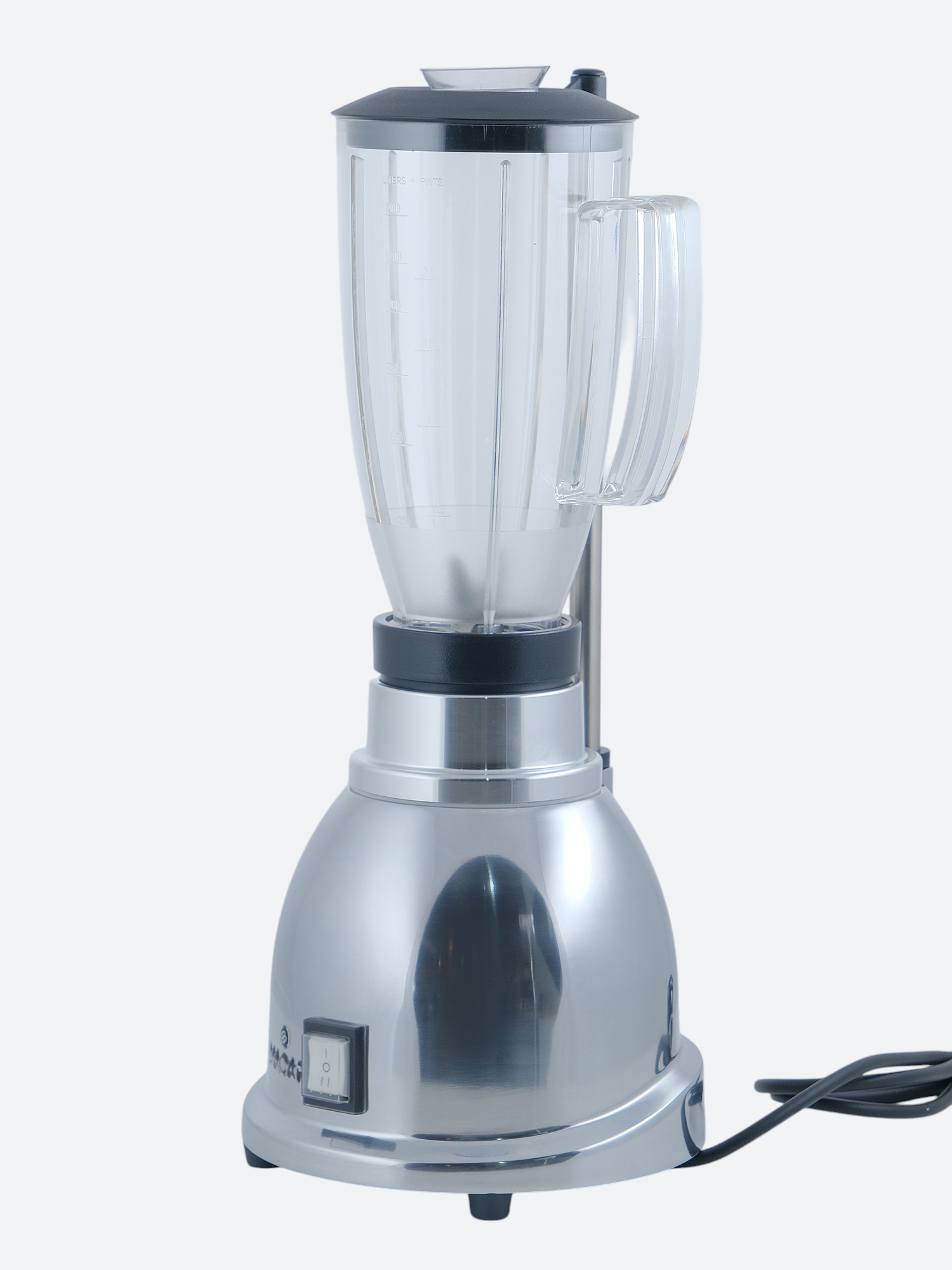 БЛЕНДЕР MACAP P100 (C13) ХРОМ ПЛАСТИКОВЫЙ СТАКАН — 4