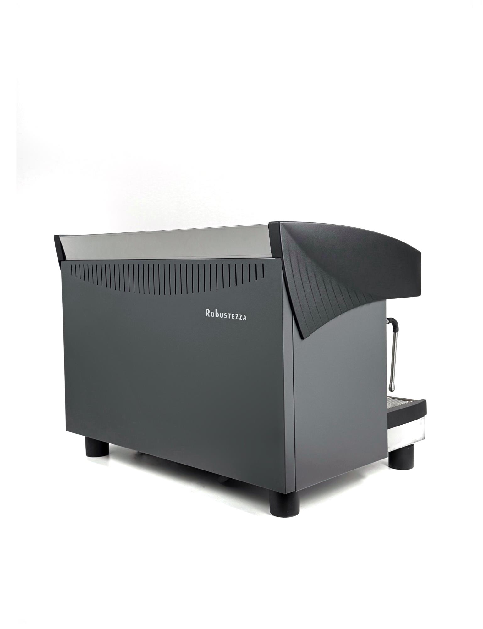 КОФЕМАШИНА ПОЛУАВТОМАТ ROBUSTEZZA ST2M/ ЧЕРНАЯ+ВЫСОКАЯ ГРУППА 185 ММ МУЛЬТИФАЗНАЯ — 11