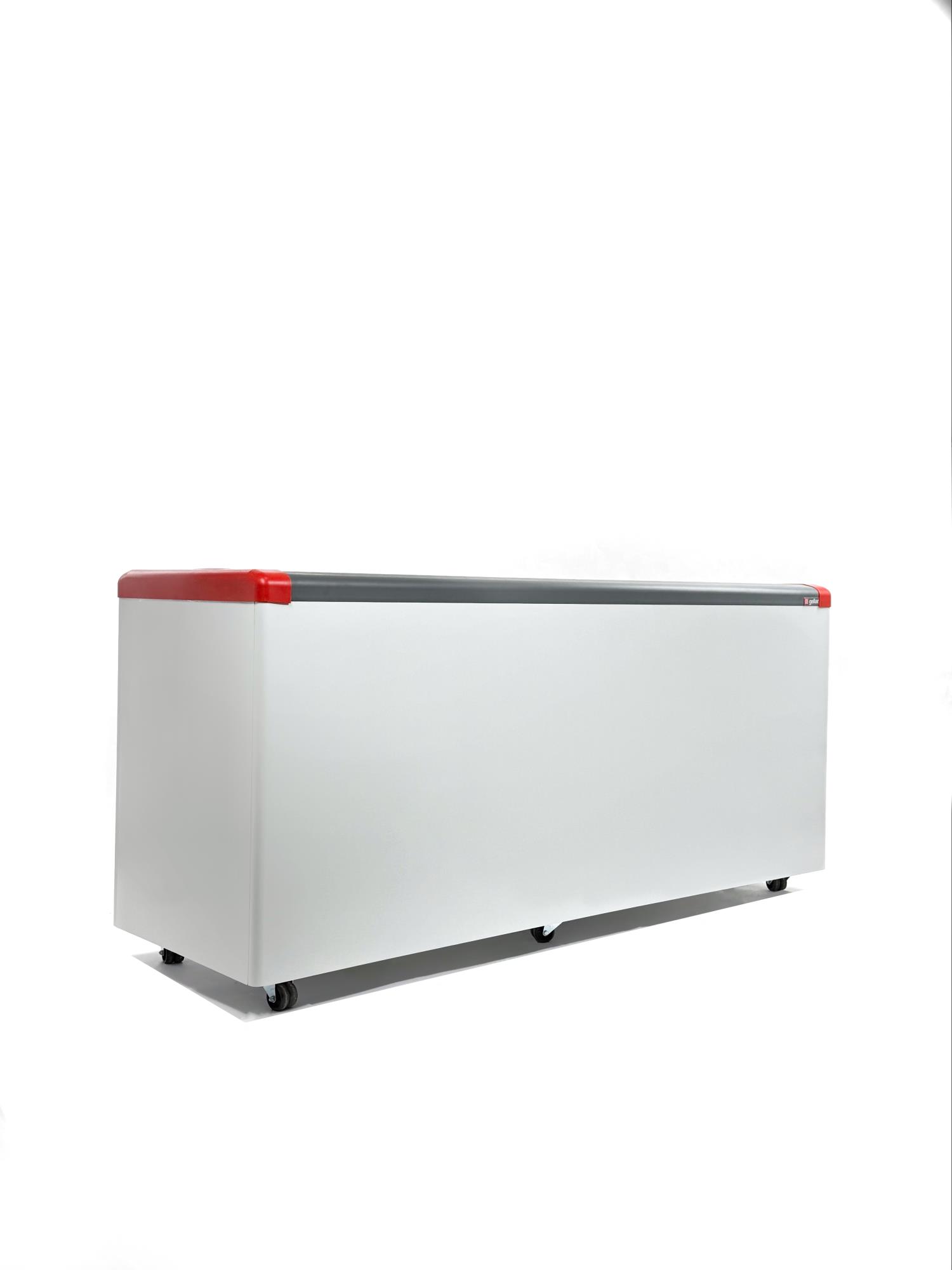 ЛАРЬ МОРОЗИЛЬНЫЙ GELLAR FG 700 С ПРЯМОЕ СТЕКЛО КРАСНЫЙ (ПРОПАН) — 8