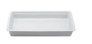 Гастроемкость керамическая GN 1/1  53x32,5x6,5 белая 44332-06