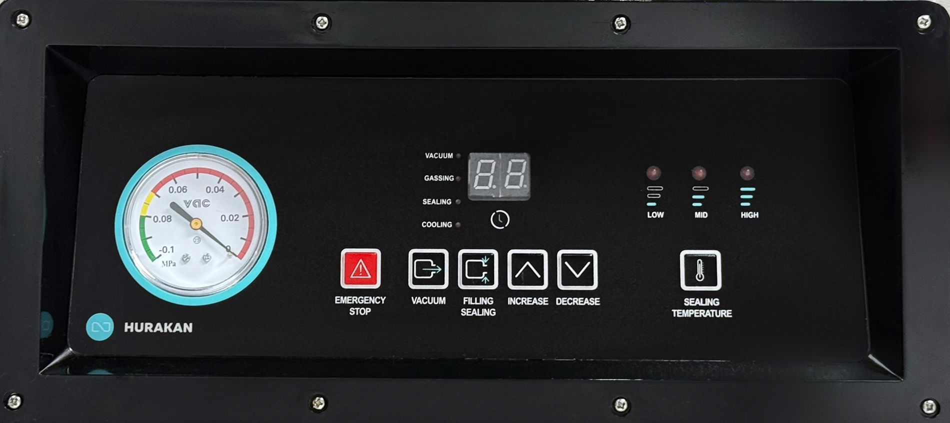 УПАКОВЩИК ВАКУУМНЫЙ HURAKAN HKN-VAC500F — 4