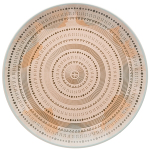 Тарелка мелкая UNNI ACETINADO ANCESTRAL 26см Oxford 103768, AY02-5624 — 2