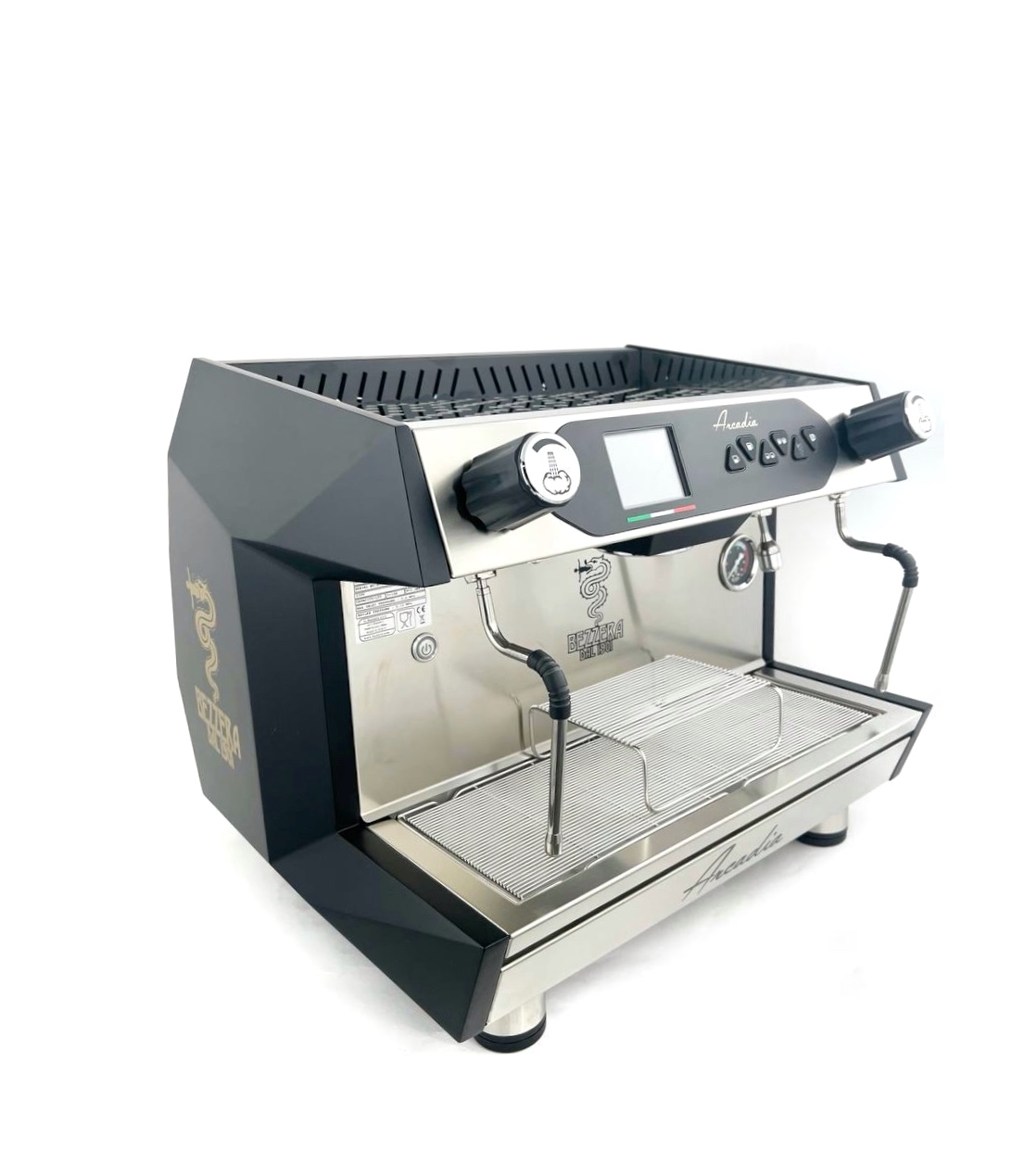 КОФЕМАШИНА АВТОМАТ BEZZERA ARCADIA DE PID 1GR ЧЕРНАЯ МАТОВАЯ 1ФАЗА — 2
