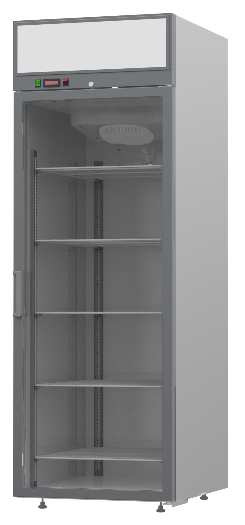 ШКАФ ХОЛОДИЛЬНЫЙ СО СТЕКЛ. ДВЕРЬЮ АРКТО D0.7-GL С КАНАПЕ (R290) НЕРЖ. 101000190