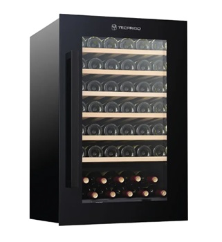 ШКАФ ВИННЫЙ ВЕНТ.МЕТАЛ. TECFRIGO SOMMELIER 51 PLUS FG ЧЕРНЫЙ