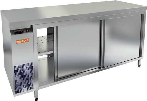 СТОЛ С ТЕПЛОВЫМ ШКАФОМ HICOLD TS T 18 GN О