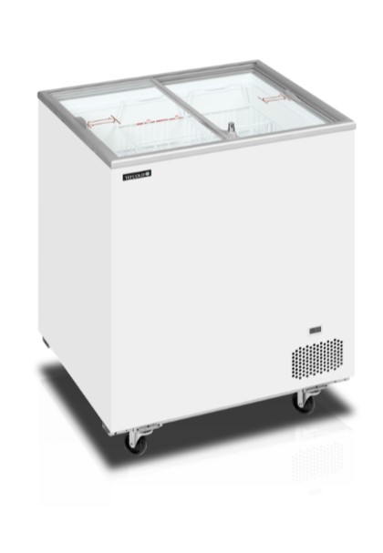 ЛАРЬ МОР.СО СТЕКЛ.КРЫШ.TEFCOLD IC201SC
