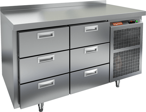 СТОЛ С МОРОЗИЛЬНЫМ ШКАФОМ HICOLD BN 33/BT (R290)