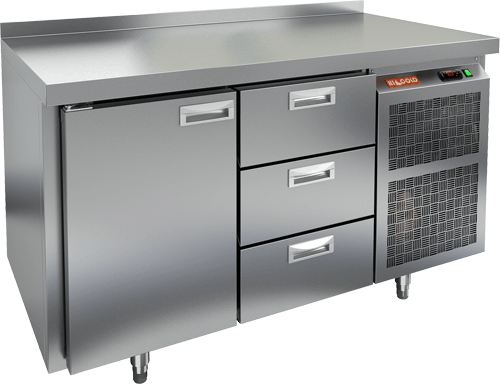 СТОЛ С МОРОЗИЛЬНЫМ ШКАФОМ HICOLD GN 13/BT (R290)