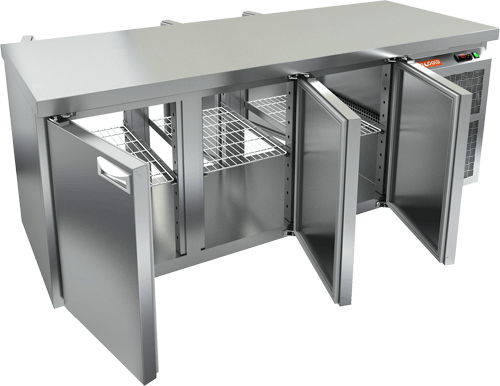 СТОЛ С ХОЛОДИЛЬНЫМ ШКАФОМ HICOLD GNT 111 HT (R290)