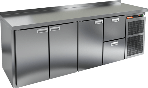СТОЛ С ХОЛОДИЛЬНЫМ ШКАФОМ HICOLD GN 1112 BR2 TN (R290)