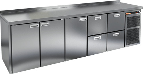 СТОЛ С ХОЛОДИЛЬНЫМ ШКАФОМ HICOLD GN 11122 BR2 TN (R290)