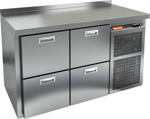 СТОЛ С ХОЛОДИЛЬНЫМ ШКАФОМ HICOLD SN 22 BR2 TN (R290)