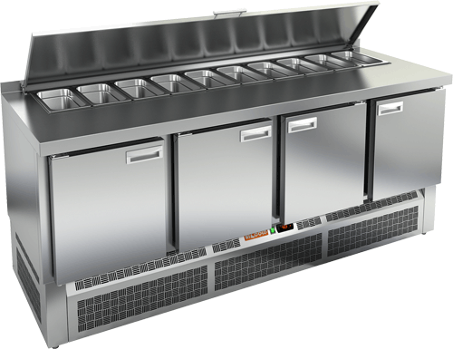 СТОЛ ДЛЯ САЛАТОВ HICOLD SLE1-1111GN (1/3) (R290)